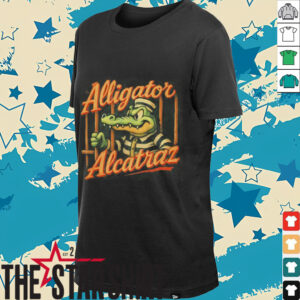 Alligator Alcatraz mugshot cartoon shirt