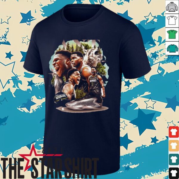 Anthony Edwards Minnesota Timberwolves basketball 2025 NBA shirt