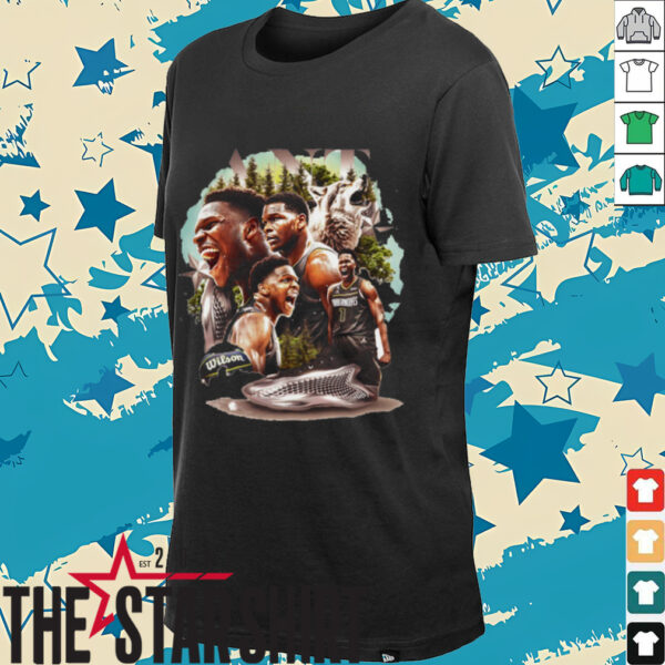 Anthony Edwards Minnesota Timberwolves basketball 2025 NBA shirt