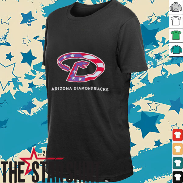 Arizona Diamondbacks USA flag shirt