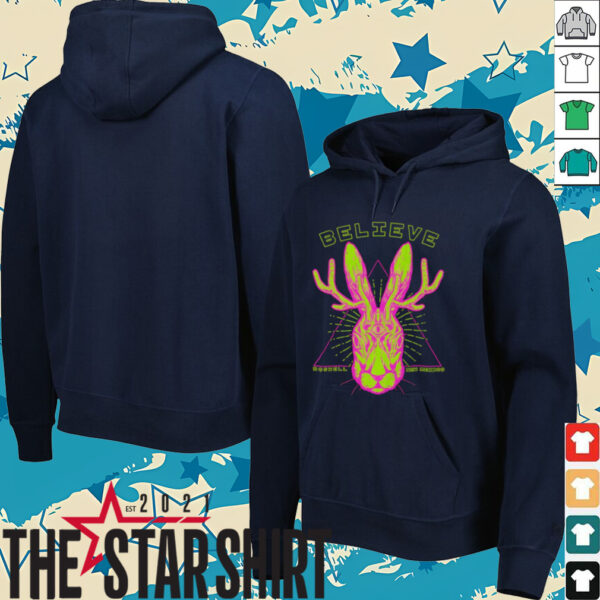 Believe rabbit head shirt