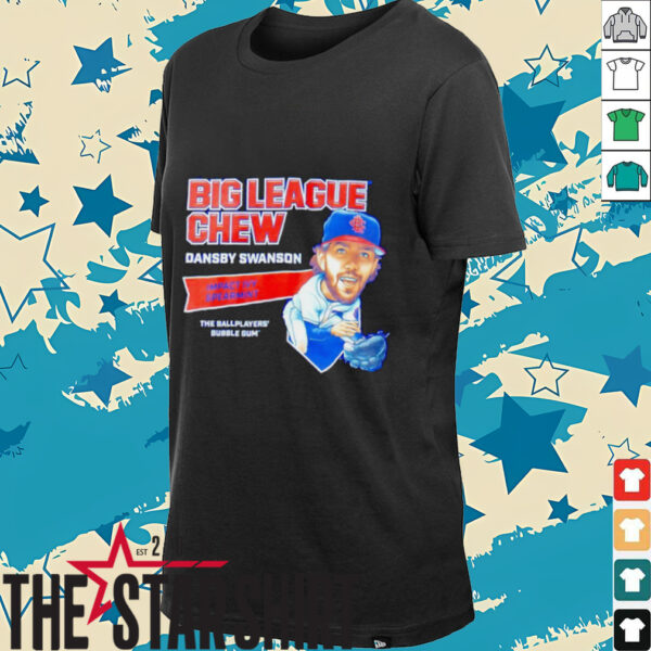 Big League Chew Dansby Swanson Impact Ivy Spearmint The Ballplayers Bubble Gum shirt
