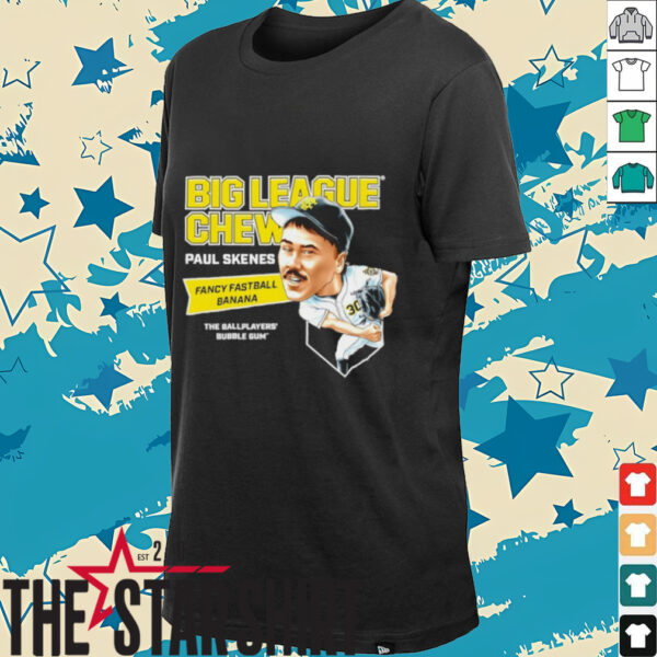 Big League Chew Paul Skenes Fancy Fastball Banana The Ballplayers Bubble Gum shirt