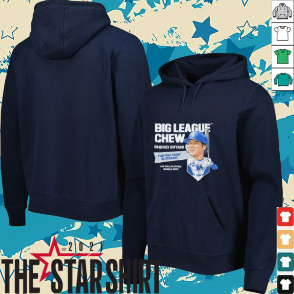 Big League Chew Shohei Ohtani Two way Tangy Blueberry The Ballplayers Bubble Gum shirt