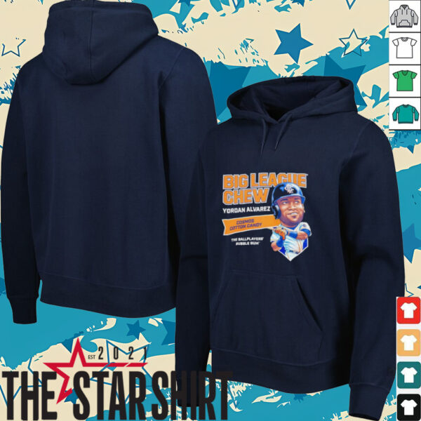 Big League Chew Yordan Alvarez Cosmos Cotton Candy The Ballplayers Bubble Gum shirt