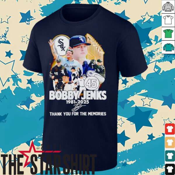 Bobby Jenks 1981 2025 thank you for the memories shirt