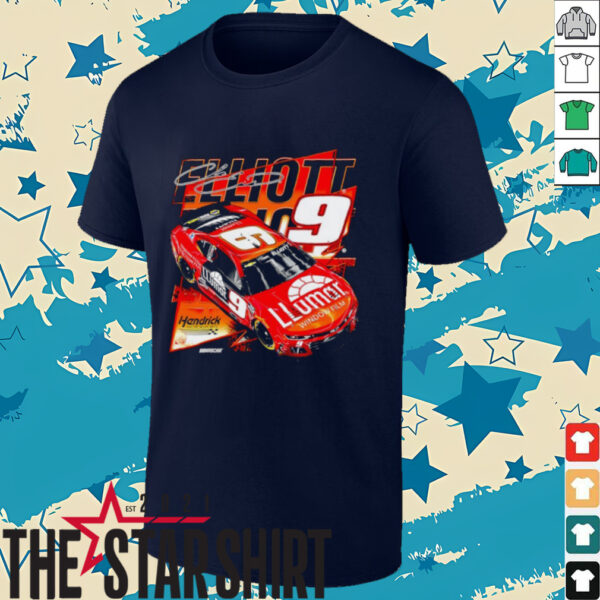 Chase Elliott Hendrick Motorsports Team Collection Llumar signature shirt