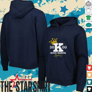 Clayton Kershaw 3000 Career Strikeouts King Kersh signature shirt