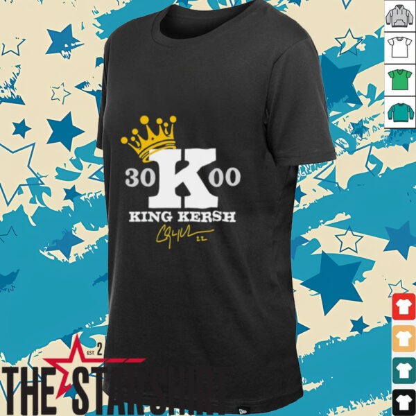 Clayton Kershaw 3000 Career Strikeouts King Kersh signature shirt