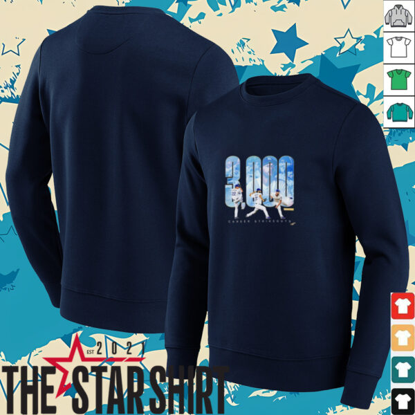 Clayton Kershaw Los Angeles Dodgers 3000 Career Strikeouts shirt