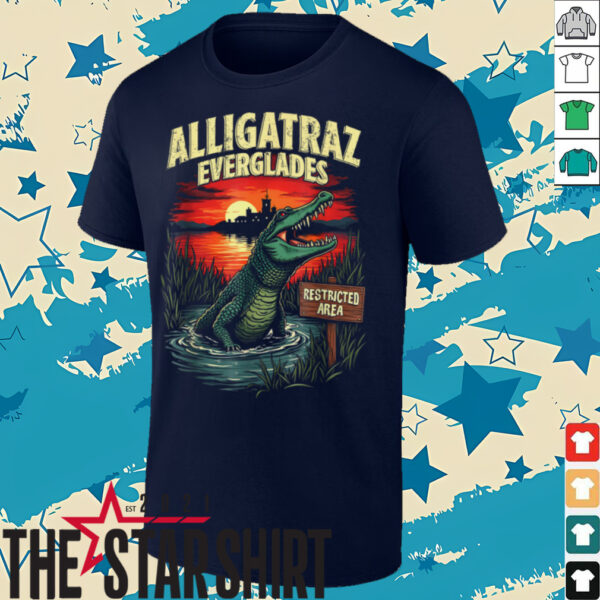 Funny Meme Alligatraz Everglades Alcatraz Men Women Gifts T Shirt