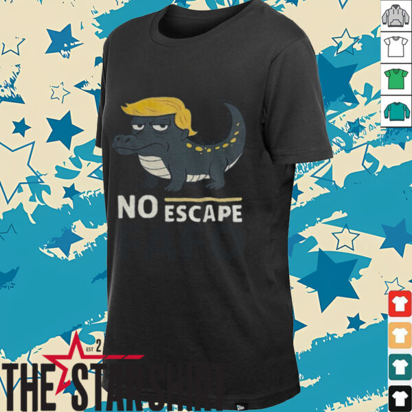 Funny Trump Hair Crocodile Alligator Alcatraz No Escape FAFO shirt