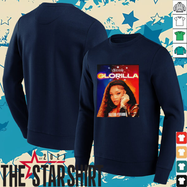 GloRilla 2025 AT&T WNBA All Star Game halftime perform shirt