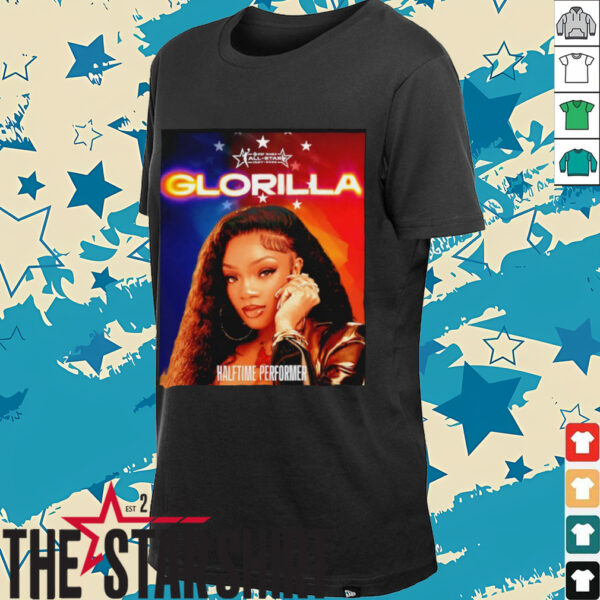 GloRilla 2025 AT&T WNBA All Star Game halftime perform shirt