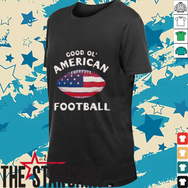 Good Ol’ American football flag shirt