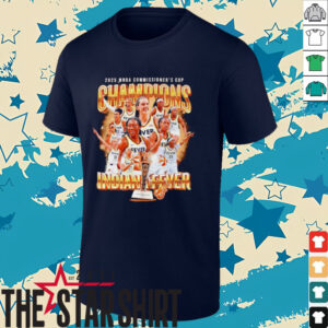 Indiana Fever 2025 WNBA Commissioner’s Cup Champions graphic shirt