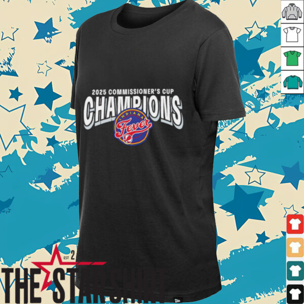 Indiana Fever 2025 WNBA Commissioner’s Cup Champions shirt