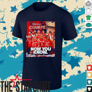 Indiana Fever 2025 WNBA Commissioner’s Cup Champs now you know shirt