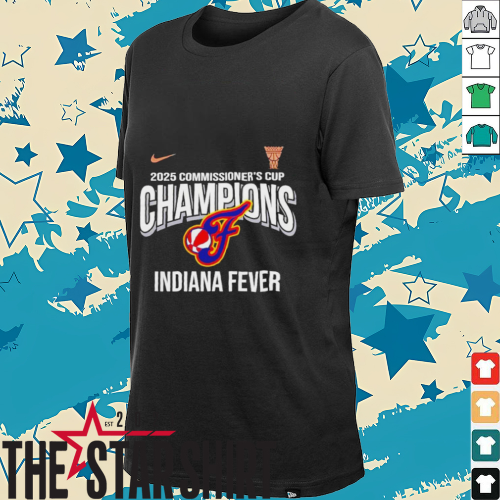 Indiana Fever x Nike 2025 WNBA Commissioner’s Cup Champions shirt fabric texture