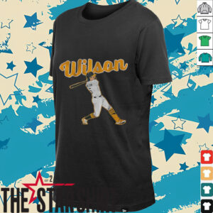 Jacob Wilson Oakland Athletics MLB Baseball Slugger Swing shirt