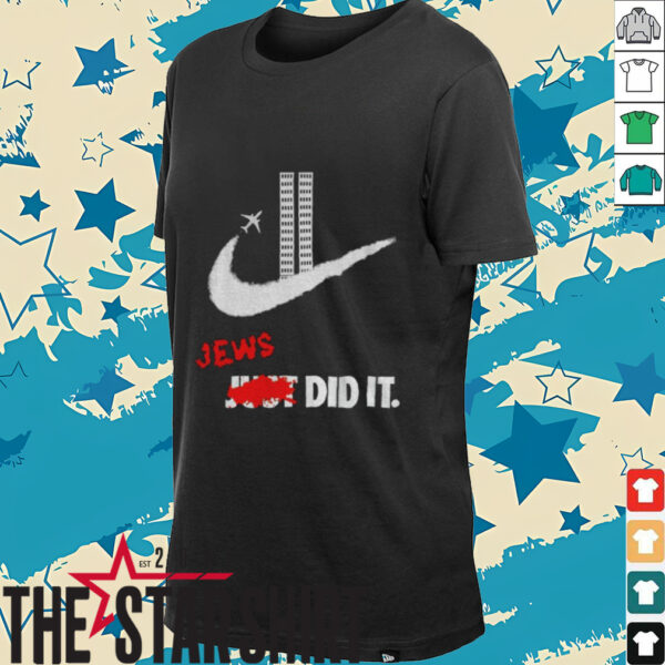 Jews Did It Nike logo September 11 attacks shirt
