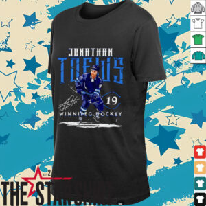 Jonathan Toews Winnipeg Jets hockey signature shirt