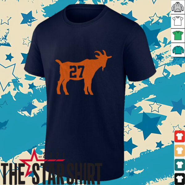 Jose Altuve Goat 27 Houston Astros Major League Baseball shirt