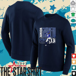 Junior Caminero player Tampa Bay Rays MLB 2025 signature graphic shirt