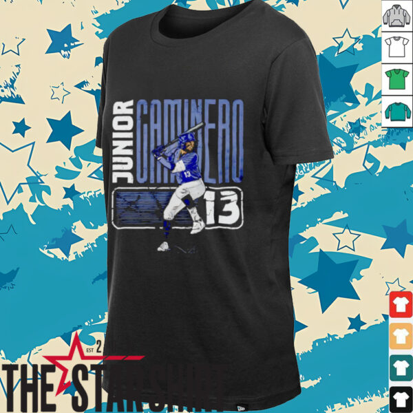 Junior Caminero player Tampa Bay Rays MLB 2025 signature graphic shirt