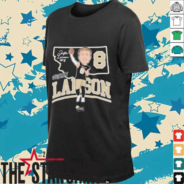 Justin Lamson #8 Montana State Bobcats football player shirt