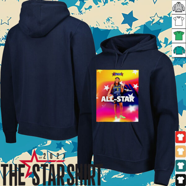 Kelsey Mitchell Indiana Fever 3X 2025 WNBA All Star shirt
