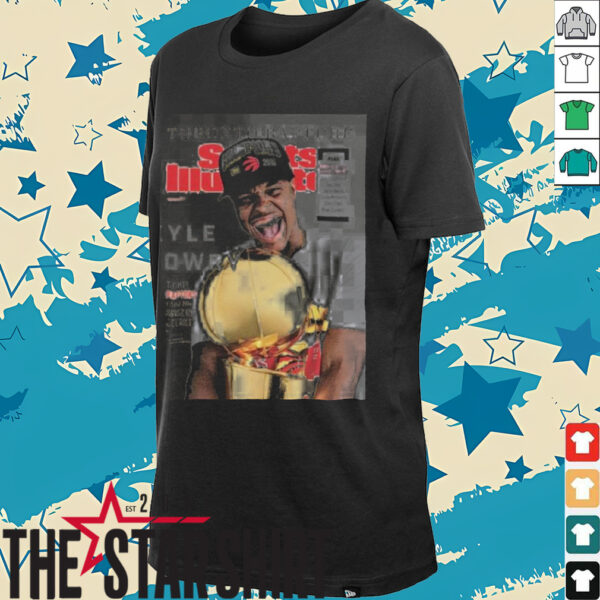 Kyle lowry toronto raptors NBA sports illustrated cover shirt