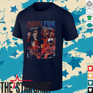 Lewis Hamilton and Charles Leclerc Formula One Classic 90s Graphic shirt