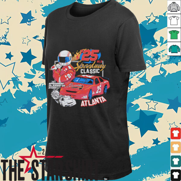 MLB Speedway Classic 2025 Atlanta Braves graphic shirt