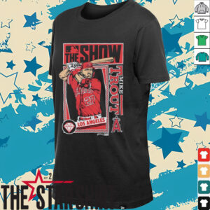 MLB The Show Los Angeles Angels Mike Trout comic shirt