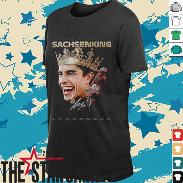 Marc Márquez Sachsenking 9th MotoGP Win signature shirt