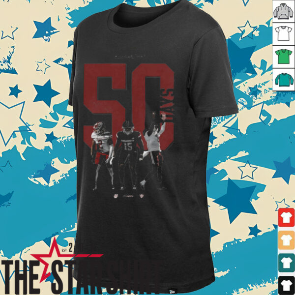 Massachusetts Football 2025 NFL 50 Days until Kickoff shirt