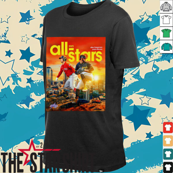 2025 All Stars Alex Bregman and Paul Skenes shirt