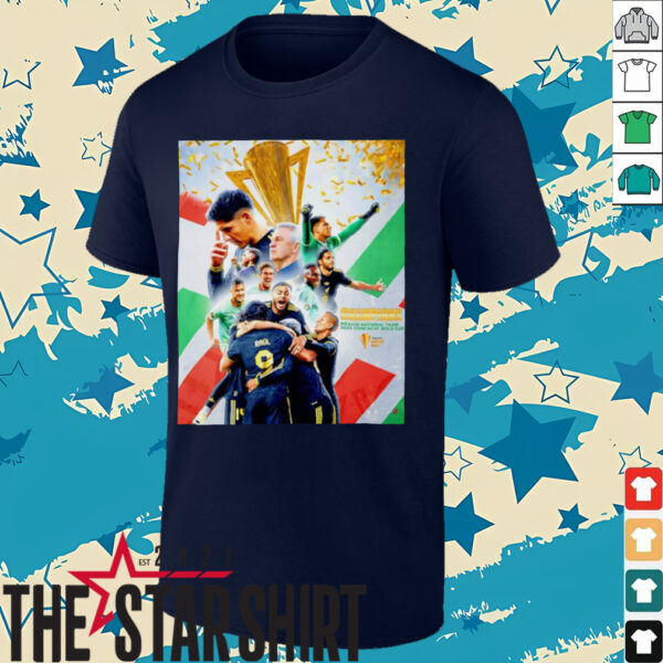 Mexico Crowned Gold Cup Champions 2025 shirt