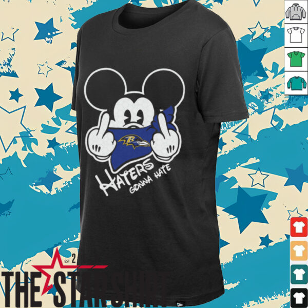 Mickey Haters Gonna Hate Baltimore Ravens Shirt