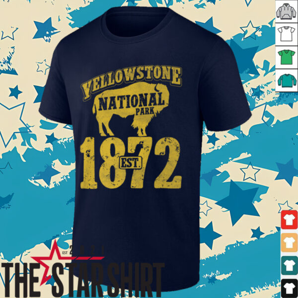 Montana YELLOWSTON NATIONAL PARK Funny Wyoming Shirt