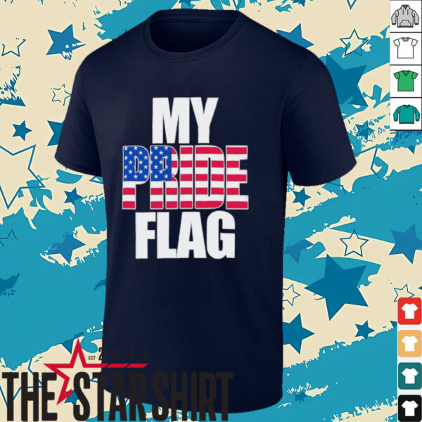 My pride flag shirt