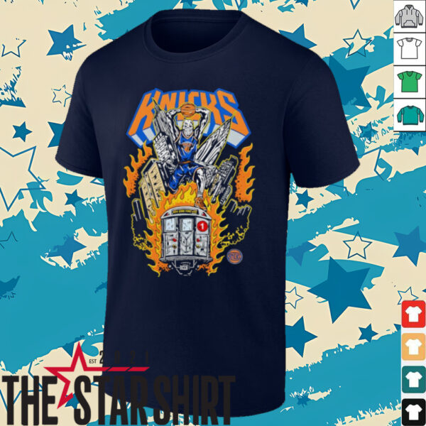 New York Knicks Subway player skeleton shirt