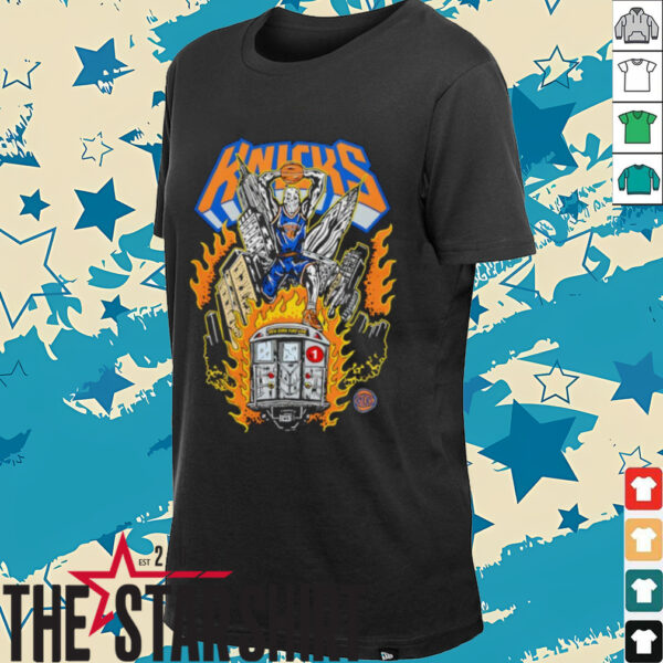 New York Knicks Subway player skeleton shirt