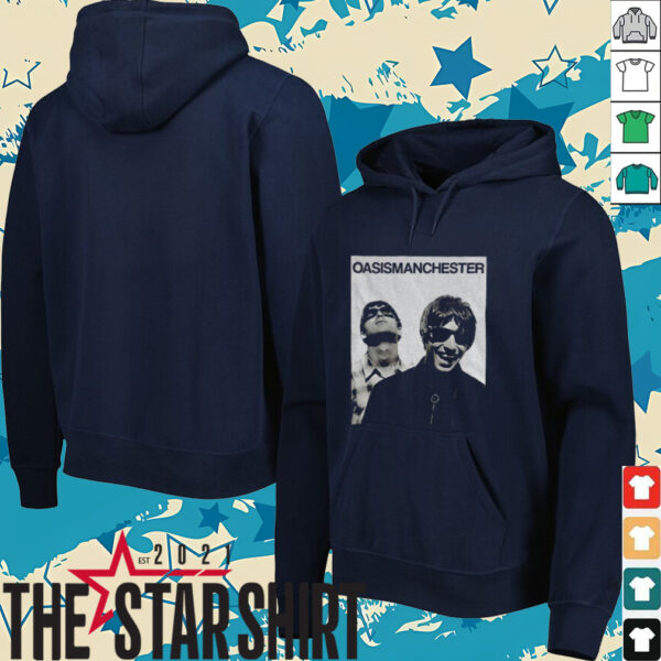 Oasis manchester rock band vintage shirt