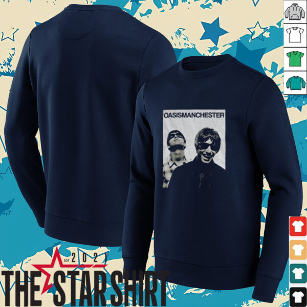 Oasis manchester rock band vintage shirt