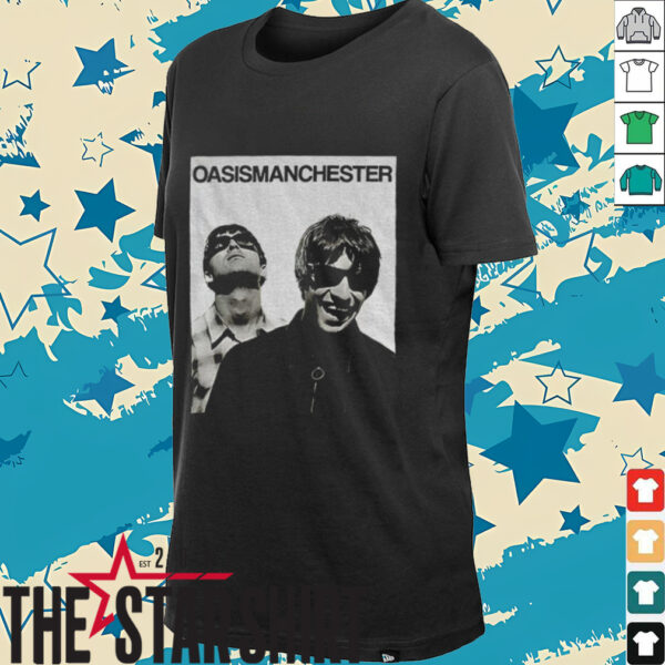 Oasis manchester rock band vintage shirt