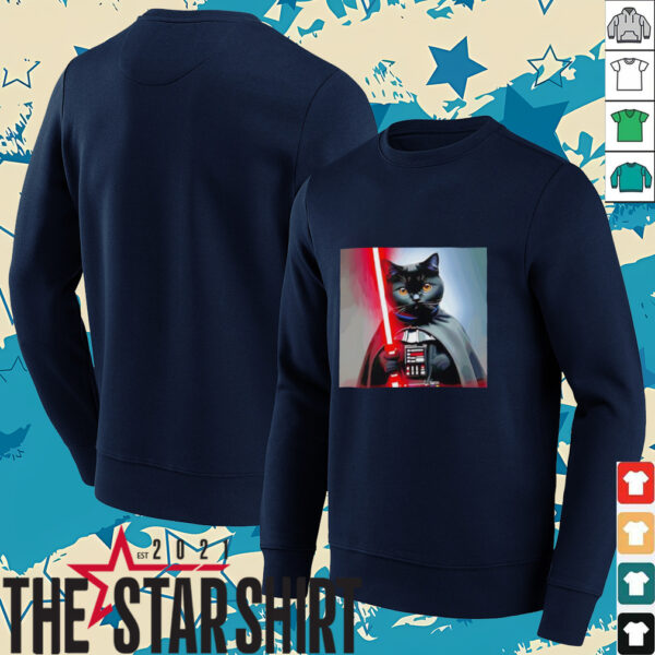 Planet cat Vader Star Wars shirt