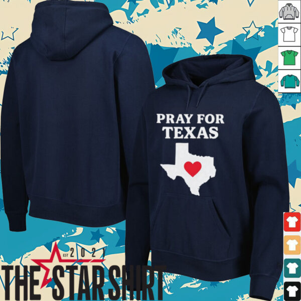 Pray for Texas State heart shirt