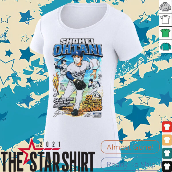 Shohei Ohtani Bootleg Anime Dodgers MVP shirt
